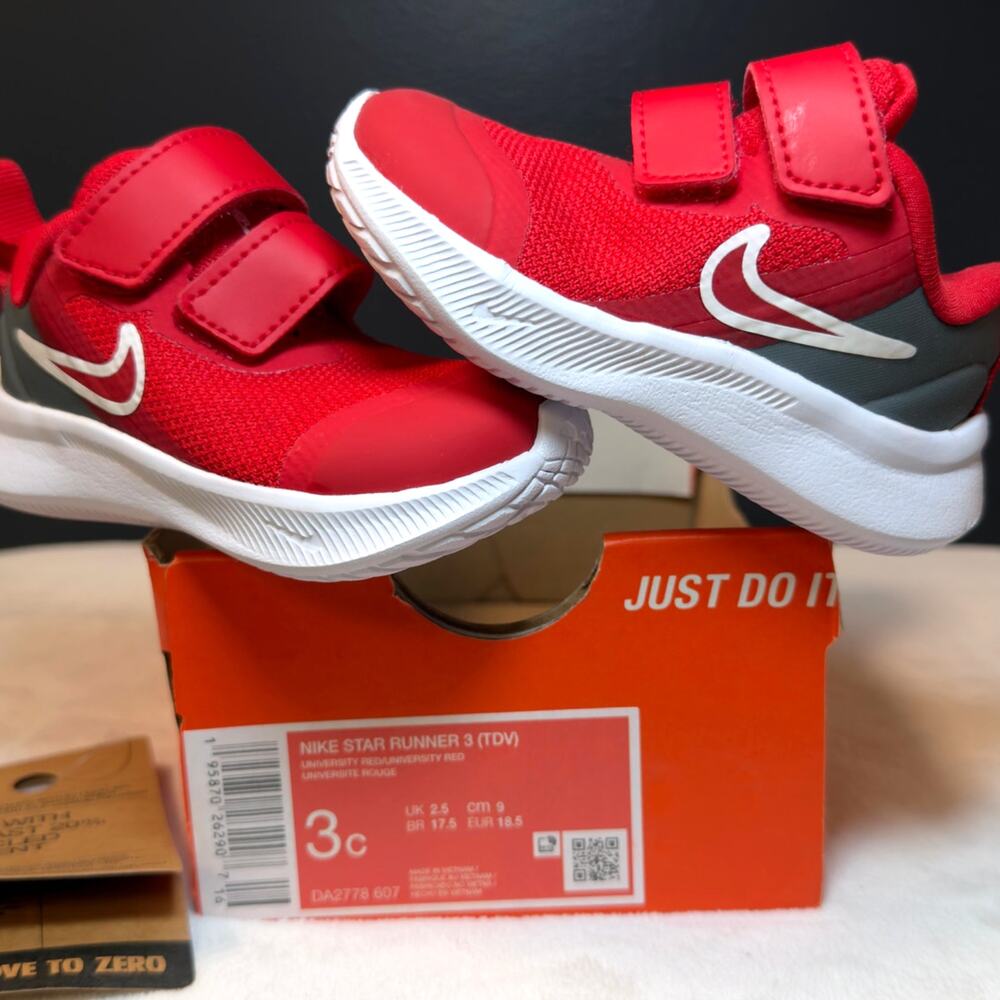 Nike Star Runner 3 TD “University Red White” – DA2778-607 | 3C